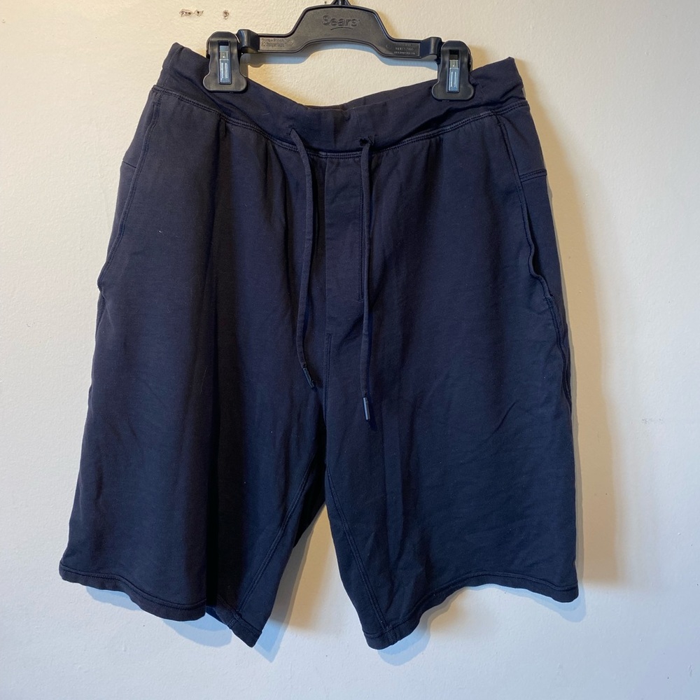 lululemon athletica Men's Black Drawstring Athletic Shorts